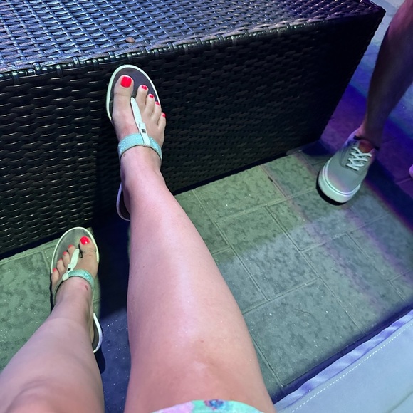 Blue Gucci heeled sandals - Picture 5 of 5